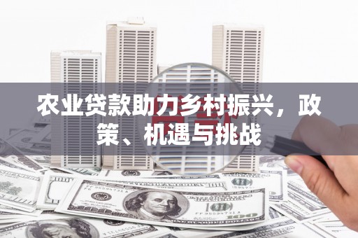 东乌旗农业贷款助力乡村振兴，政策、机遇与挑战