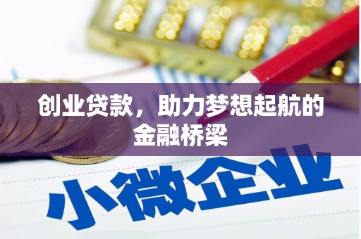 上林创业贷款，助力梦想起航的金融桥梁