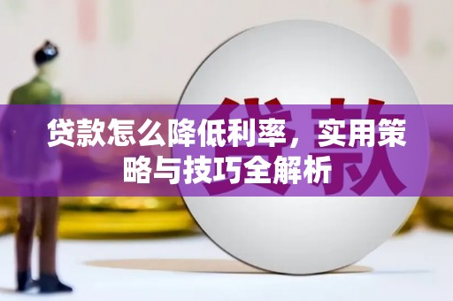 武侯贷款怎么降低利率，实用策略与技巧全解析