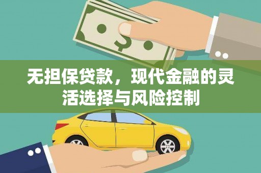 湘西无担保贷款，现代金融的灵活选择与风险控制