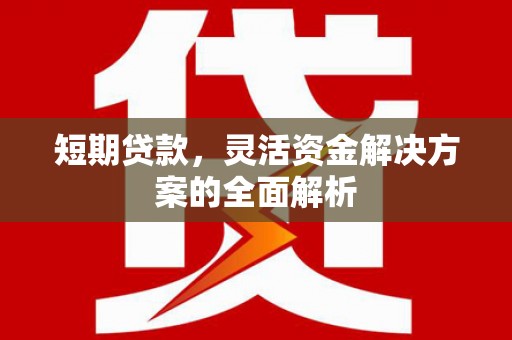 喜德短期贷款，灵活资金解决方案的全面解析