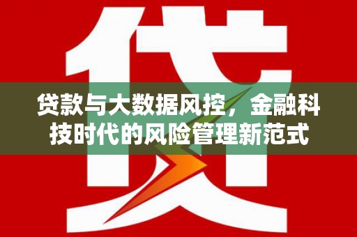 永登贷款与大数据风控，金融科技时代的风险管理新范式