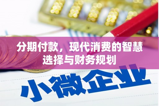 周口分期付款，现代消费的智慧选择与财务规划