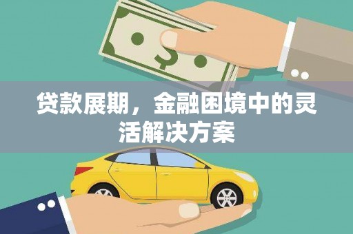 盐源贷款展期，金融困境中的灵活解决方案