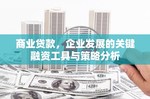 彰武商业贷款，企业发展的关键融资工具与策略分析