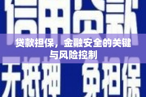 浮梁贷款担保，金融安全的关键与风险控制